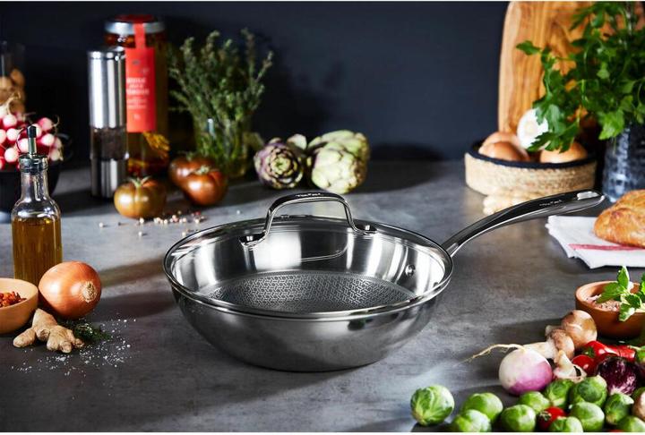 Actual product image Tefal Frying pan Eternal Mesh 24 (24 cm, Frying pan, Stainless steel)