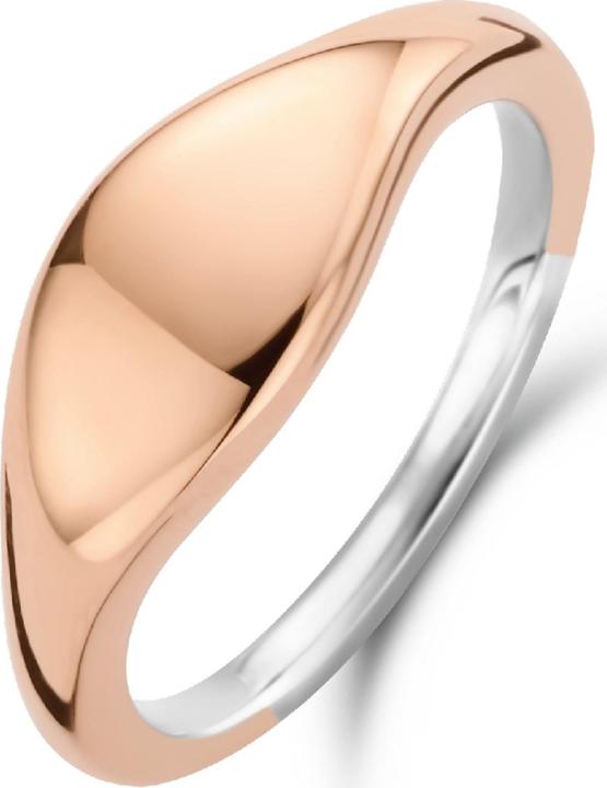 Actual product image Ti Sento Milano Ring Geometry rose gold plated 12223SR (56, 925 Silver)