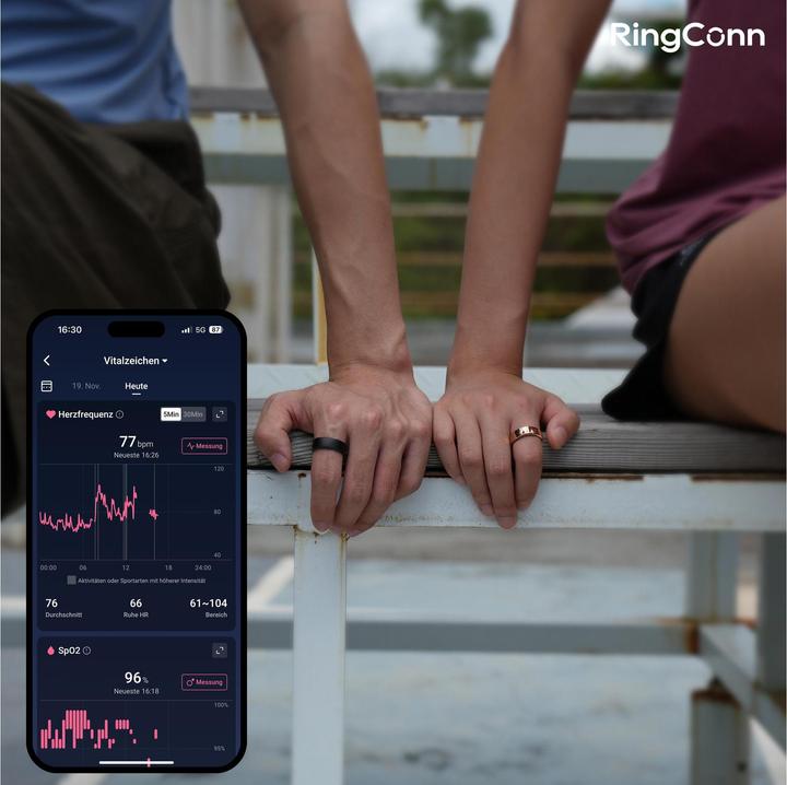 Actual product image RingConn Smart Ring (Gen2) (9, Gold)