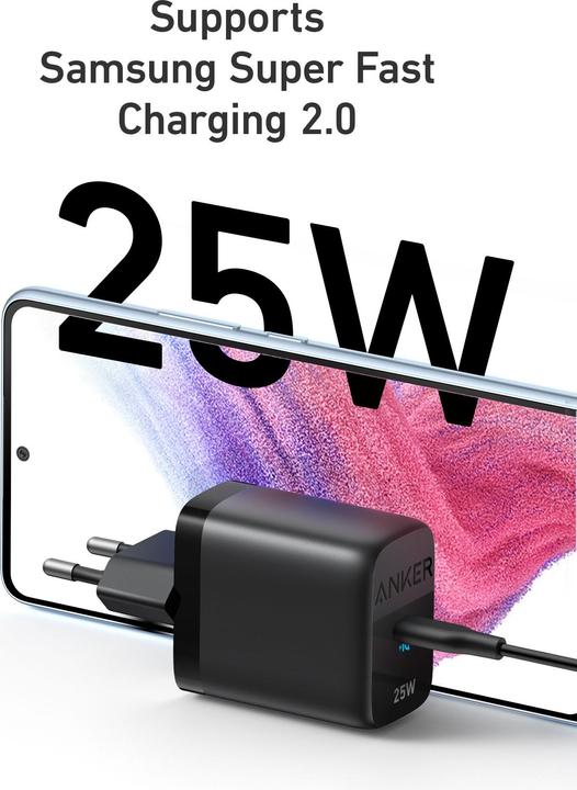 Actual product image Anker 312 Charger (25 W)