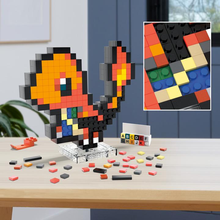Actual product image MEGA Glumanda Pixel Art