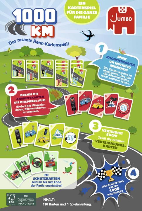 Productafbeelding Jumbo 1000 KM kaartspel (Duits)