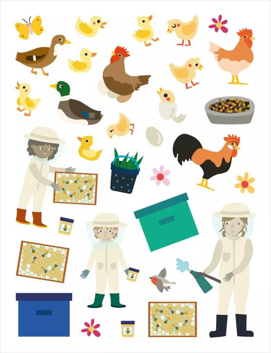 Produktbild Stickerbuch Bauernhof