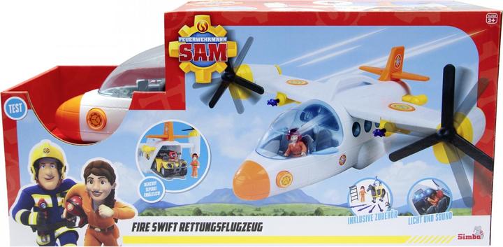 Actual product image Simba Sam Fire Swift Rescue Plane