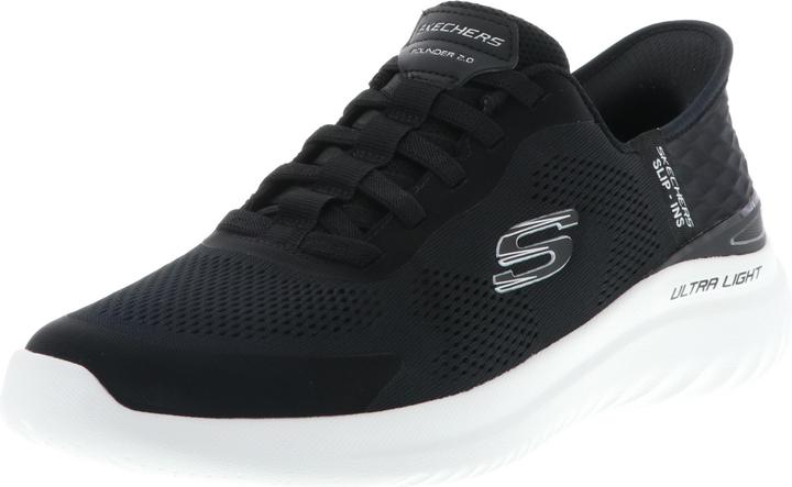 Skechers 232459/BKW Bounder 2.0-Emerged Men's Sneaker Sneakers Slippers VEGAN black/white (47.5)