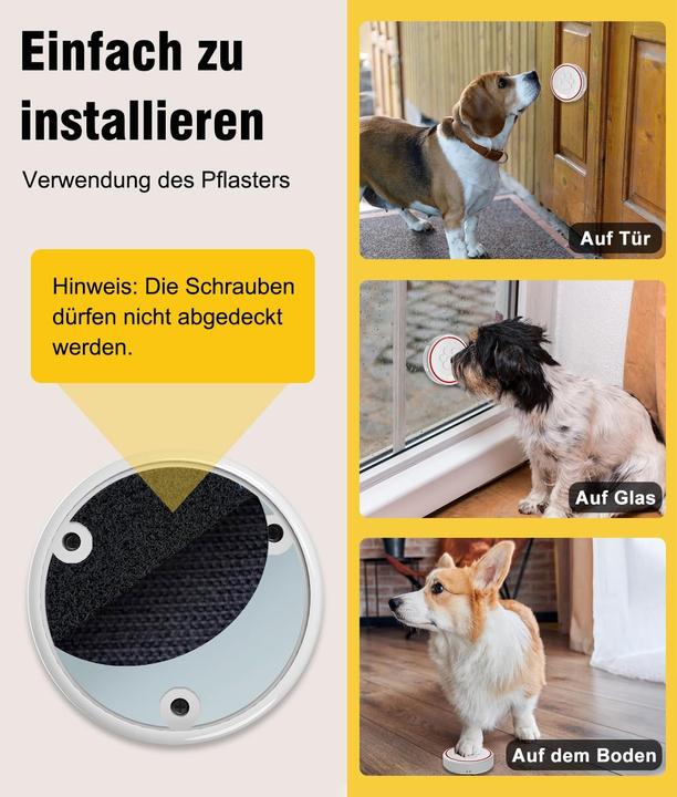 Produktbild ChunHee Katzen- und Hundeklingel (Kabellos)
