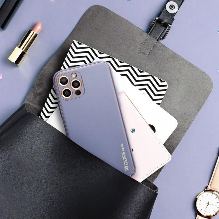 Produktbild OEM Back panel cover LEATHER case for SAMSUNG S24 Plus blue (Samsung Galaxy S24+)