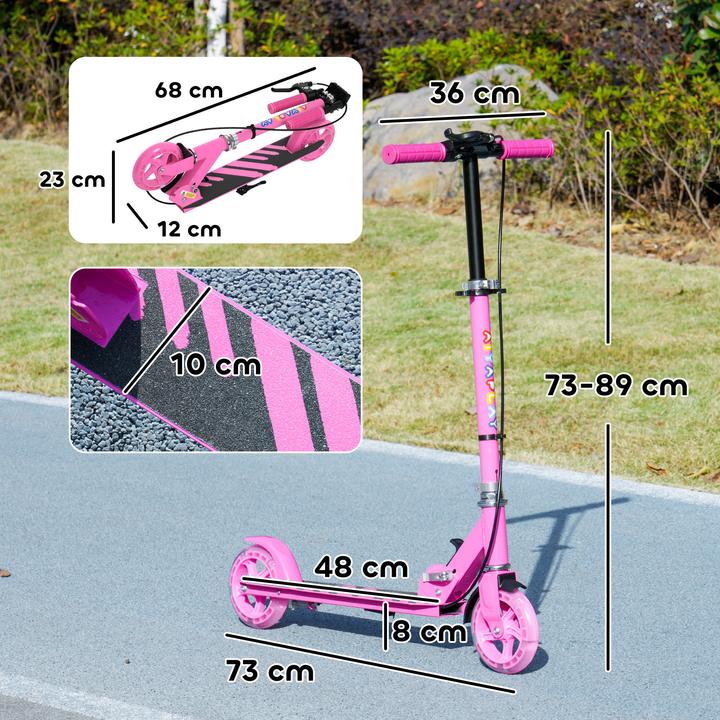 Image du produit Aiyaplay Kinderscooter Kunststoff, Metall Rosa