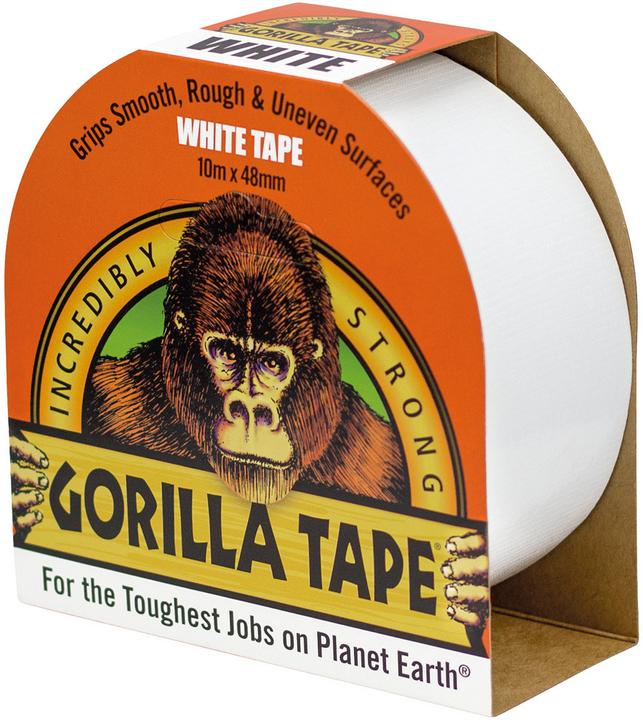 Gorilla ruban blanc 10m (10000 mm)