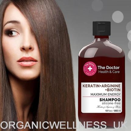 The Doctor Health & Care Strengthening Hair Shampoo Keratin + Arginine + Biotin 355Ml (355 ml, Flüssiges Shampoo)