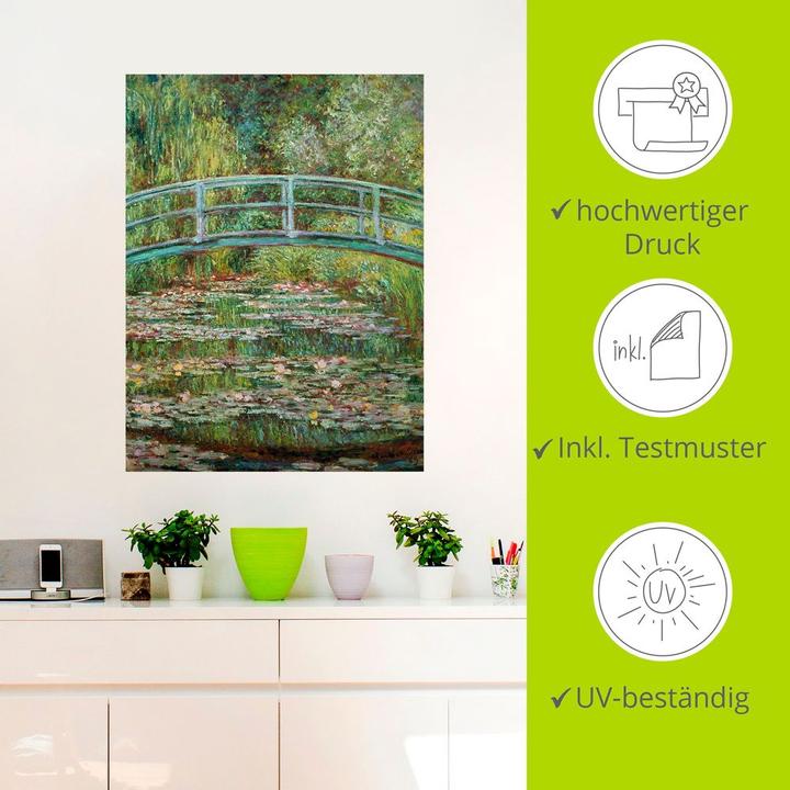 Actual product image Artland Japanese bridge. 1899. T7PQ (45 x 60 cm)