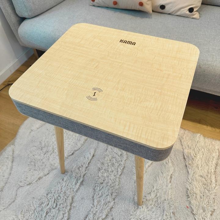 Produktbild Kama Kaffee- & Nachttisch mit Lautsprecher und Wireless Charging