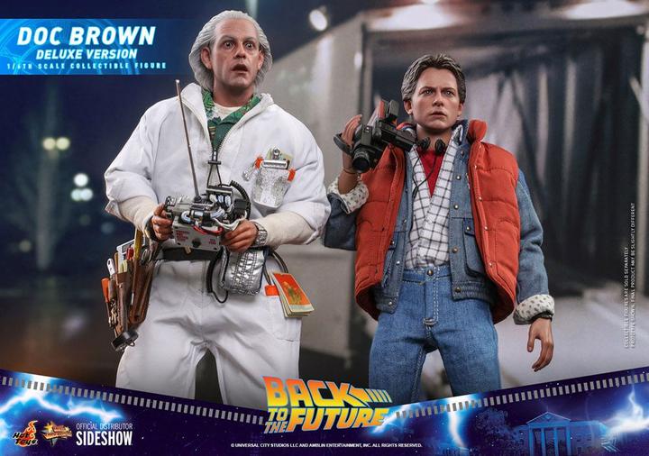 Produktbild Hot Toys Zurück in die Zukunft “Doc Brown – Deluxe Version” 1/6 Actionfigur