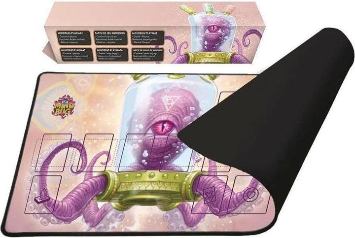 Actual product image Nerdlab Games Mindbug: Pink Mindbug play mat (German)
