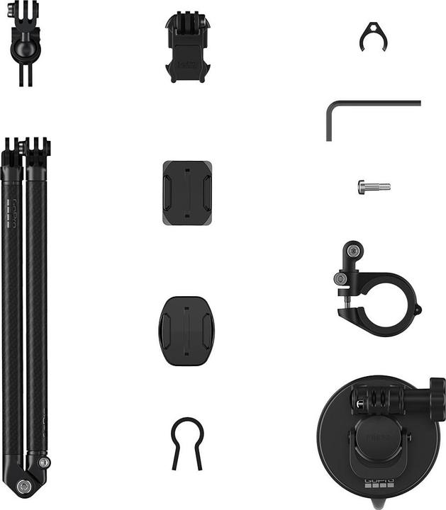 Image du produit GoPro Boom + Supports Adhésifs (Hero 11, Hero 12, Hero 10 Noir, Héros 5 noir, Héros 6 noir, Héros 7 noir, Hero11 Black Mini, HERO8 Noir)