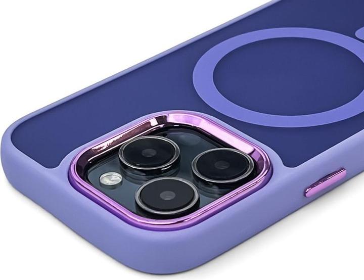 Actual product image Wozinsky Fashion Case MagSafe for Samsung Galaxy S25 - purple (Samsung Galaxy S25)
