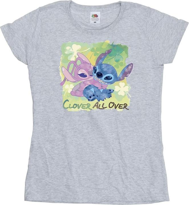 Produktbild Disney Lilo And Stitch St Patrick's Day Clover TShirt (M)
