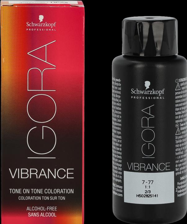 Produktbild Schwarzkopf Professional IGORA Vibrance Haartönung NEU (7-77, Alcohol Free)