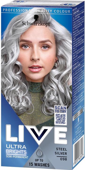 Produktbild Schwarzkopf Live Ultra Brights (98 Steel Silver)