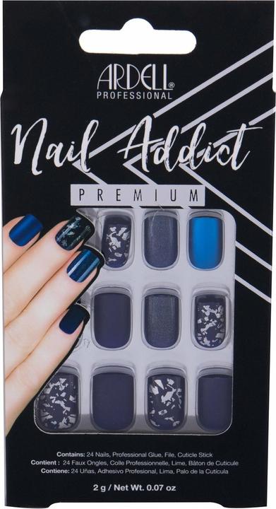 Actual product image Ardell Nail Addict - Nail Addict Matte Blue (Artificial eyelashes)