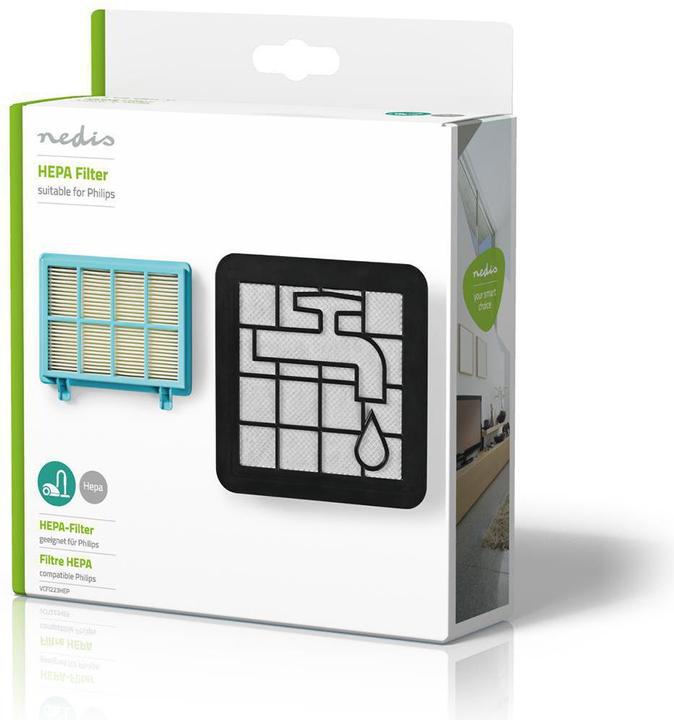 Actual product image Nedis HEPA Filter Set Replacement for: Philips FC8010/01 / FC9331/09 / FC9332/09 Black/White White/Black