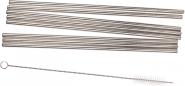 Immagine prodotto Ootb Metall-Trinkhalm mit Reinigungsbürste (8 x)