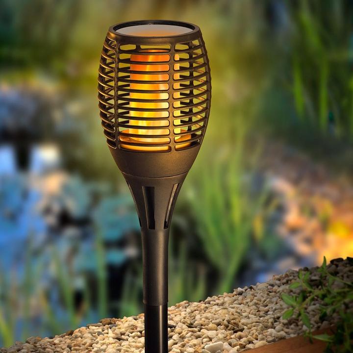Image du produit Grundig Lampe solaire à effet de flamme LED