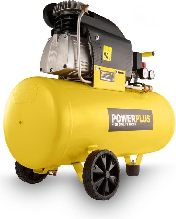 Actual product image Powerplus Compressor lubricated 1500W - 50L (8 bar, 50 l)