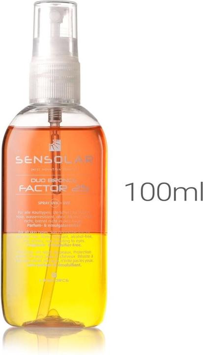 Actual product image Sensolar Sun protection (Sun spray, SPF 25, 100 ml, 118 g)