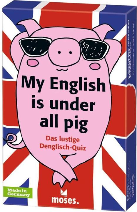 Actual product image My English is under all pig (German)