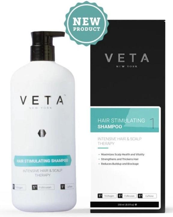 Veta -Haar stimuliert Shampoo 800 ml (800 ml, Flüssiges Shampoo)