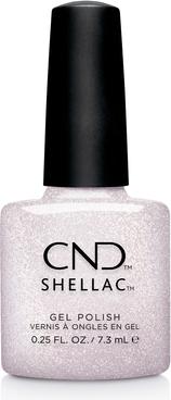Actual product image CND Shellac Night Brilliance Semi-Transparent Gold Glitter UV Nail Polish Gleam & Glow Collection (Gold, Gel-Effect Nail Polish)