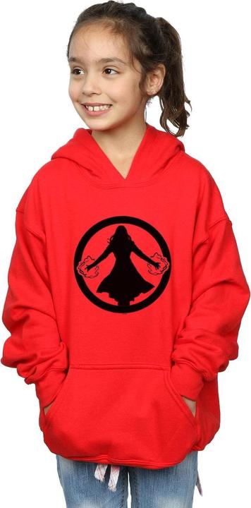 Actual product image Girls Scarlet Witch Symbol Hoodie (128)
