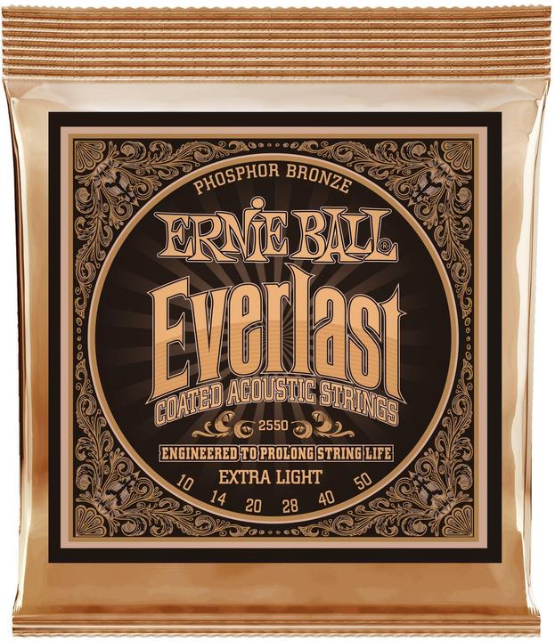 Actual product image Ernie Ball Acoustic Extra Light (6 x, Guitar, 0.01")