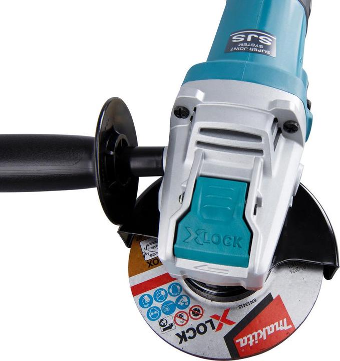 Produktbild Makita Ø125mm Winkelschleifer X-LOCK GA5080RX02 1.400 Watt+ Schutzhaubenabdeckung