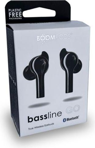 Immagine prodotto Boompods Bassline GO Bluetooth® HiFi In Ear Cuffie in ear con controllo del volume, resistenti al sudore... (NC, 7 h, Senza fili)
