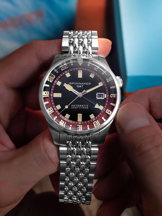 Actual product image Spinnaker SP-5121-11 Bradner GMT (Diving watch)
