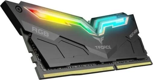 Image du produit Team Group T-Force Night Hawk RGB 32 Go (2 x 16GB, 3200 MHz, RAM DDR4, DIMM)
