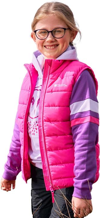 Actual product image Mountain Warehouse Childrens/Kids Rocko Plain Padded Gilet (140)