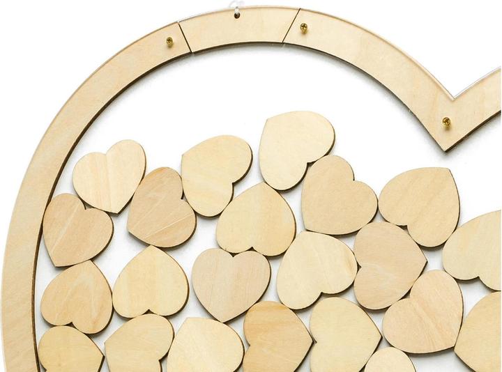 Immagine prodotto Partydeco Libro degli ospiti - Cornice a cuore