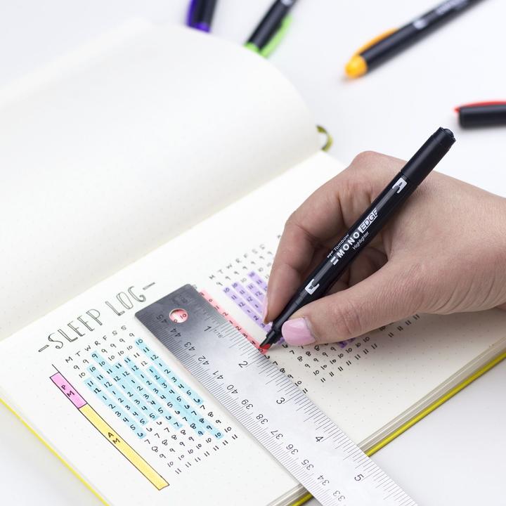 Produktbild Tombow Mono Edge (Multicolor, 3.80 mm, 6 x)
