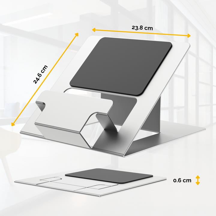 Image du produit Fellowes Support pour ordinateur portable HYLYFT Acier inoxydable