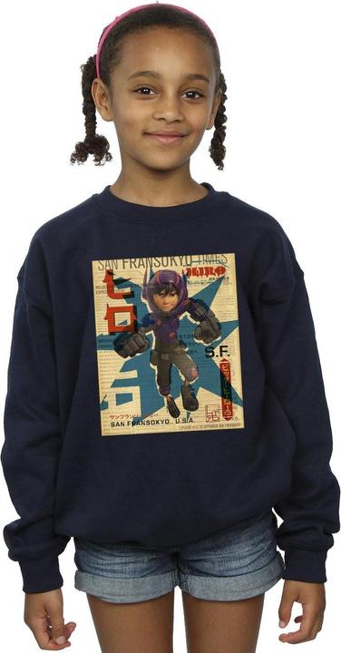 Image du produit Disney - Sweat BIG HERO BAYMAX HIRO NEWSPAPER - Fille (152, 158)