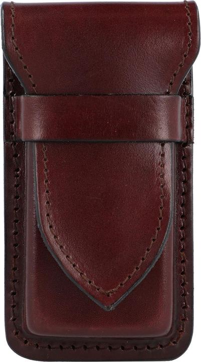 Image du produit Mika Porte-plume pour 4 stylos, cuir de selle, marron