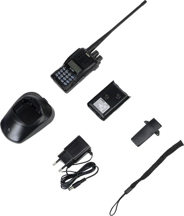 Image du produit Alinco Radio VHF/UHF portable PNI DJ-500-E, puissance réglable, 200 CH, 1500 mAh, Talk Around, V (VHF, UHF)