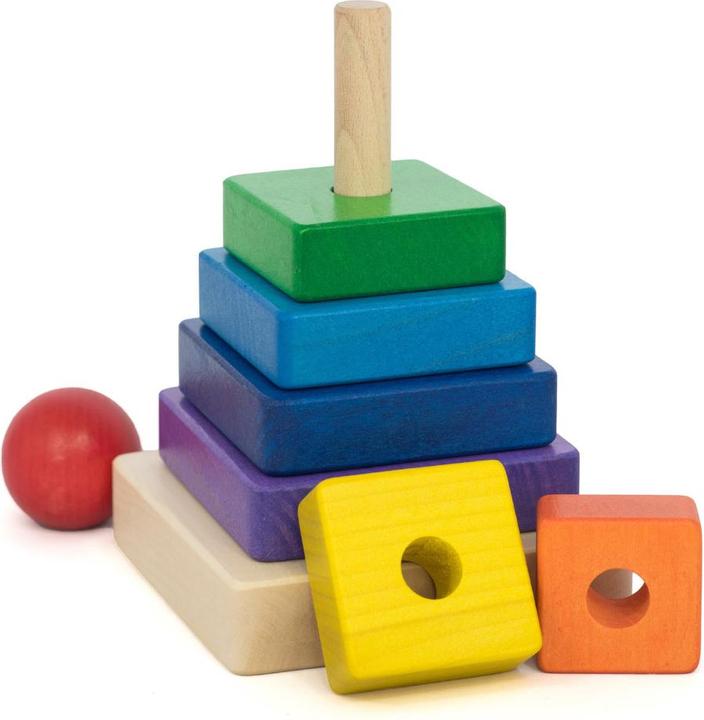 Immagine prodotto Holzecke Torre di blocchi colorati quadrati