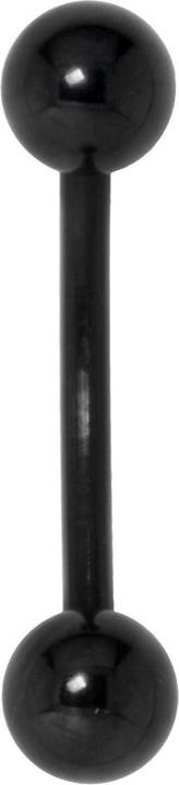 Bijouteria Augenbrauenpiercing (Bioplast, Chirurgenstahl 316L, PVD Beschichtung (schwarz))