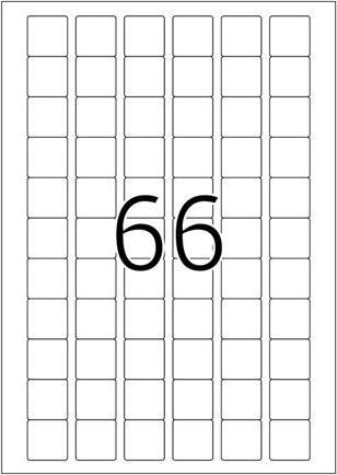 Actual product image HERMA Inkjet labels A4