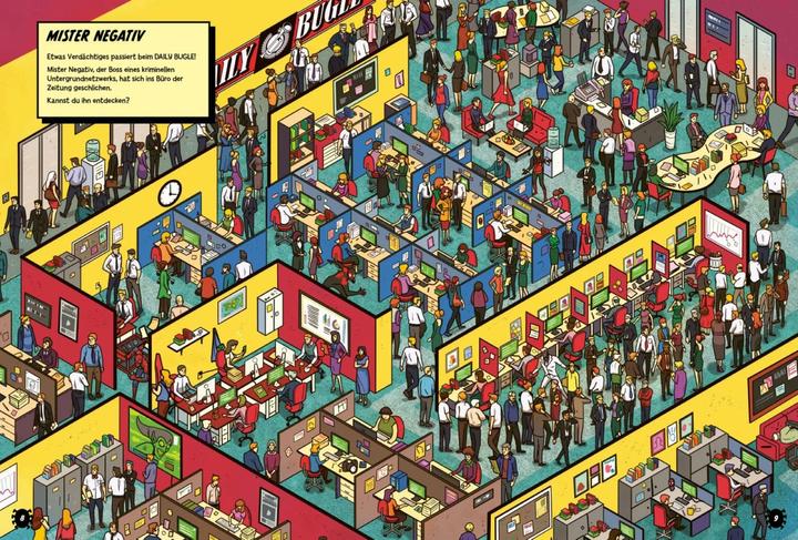 Produktbild Marvel: Wo ist Spider-Man? Das grosse Wimmelbuch (Deutsch, Marvel, Constanze Steindamm, 2024)