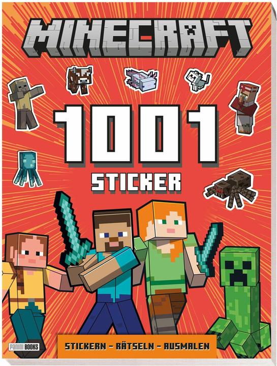 Produktbild Panini Minecraft: 1001 Sticker: Stickern - Rätseln - Ausmalen